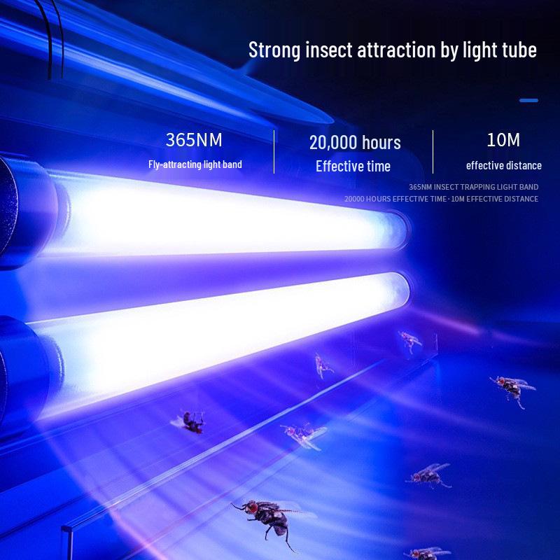 HENDERY HD-30 Mosquito Killer Lamp: Energy-Saving Electric Shock for Commercial Kitchen Use