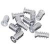Screw 12 Pcs Silver M6 X 12 Mm Iron