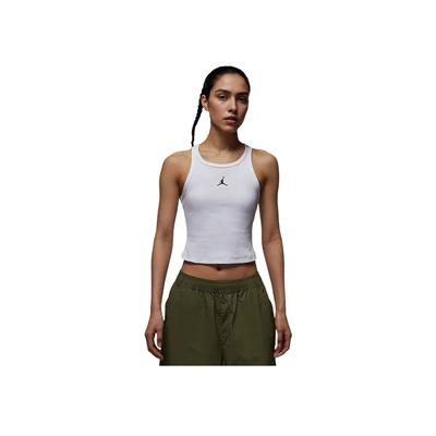 Round Neck Fashion Soft Sleeveless T-Shirt Women Tops White HF9475-100