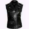 NOORA Women's Real Leather Vest Coat
