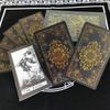 July Waterproof Gold Foil Tarot Cards - Rose Design