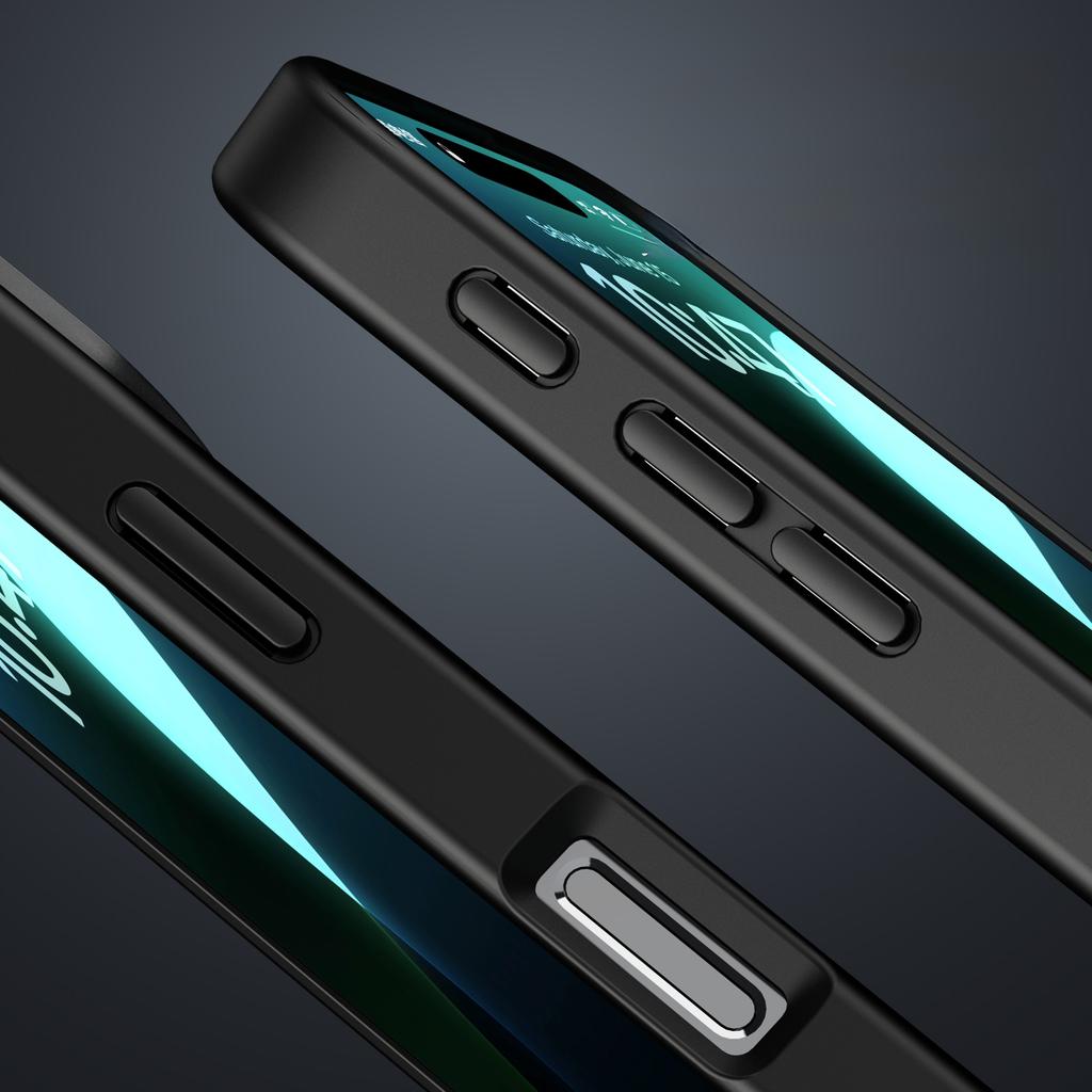 For iPhone 16 Plus Case Matte PC+TPU Phone Cover Compatible with MagSafe