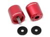 Speedra SSK Aluminum Bar End Type B Color: Matte Red YAMAHA XMAX