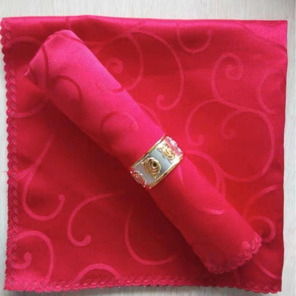 Hotsale Custom Square Table Napkins Cloth Eco-Friendly Hotel Western Restaurant Decoration Durable Napkins Cloth
