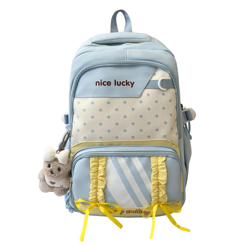 Schoolbag college style schoolbag female ins high value fashion niche design junior high school large capacity backpack computer backpack