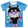Fun Cartoon Anime T-Shirt O-Neck Short Sleeves Fashion Children Clothes Comfortable Casual Sports Outerwear Home Wear T-Shirt