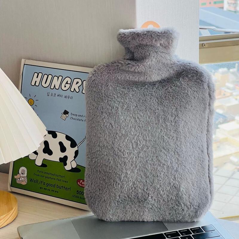 Plush Refillable Hot Water Bottle (2-Pack)