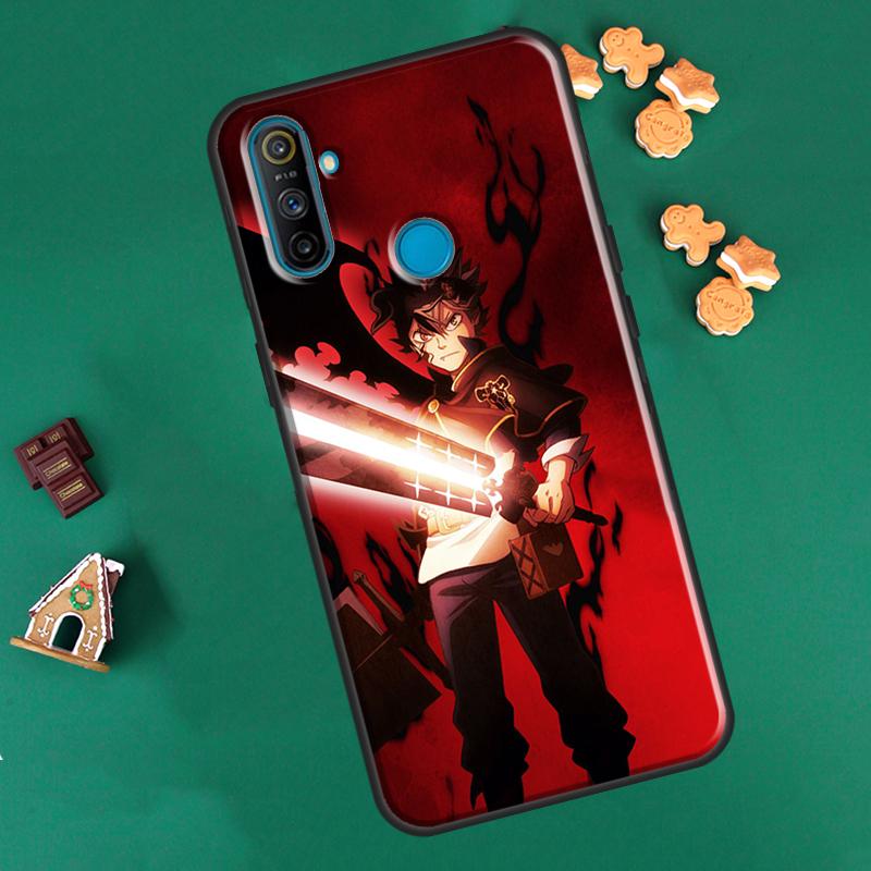Anime Schwarzklee Für OPPO Realme 8 Pro 8i 9i GT Neo2 Master C21 Fall Für OnePlus 10 9 Pro Nord2 8T 9R Coque
