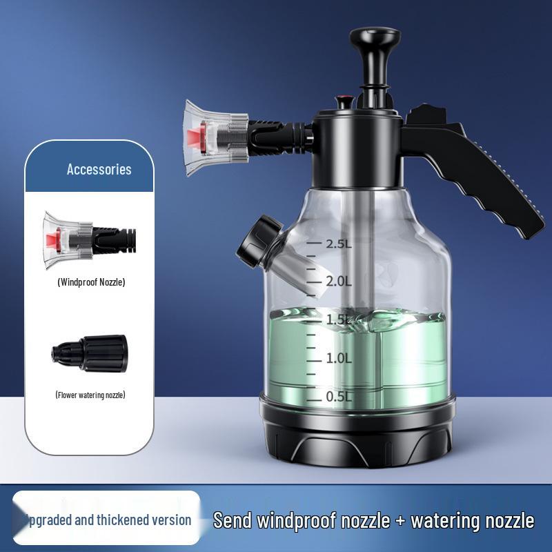 Manual Air Pressure Car Wash Foam Sprayer & Watering Foamer