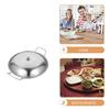 Pot Stove with Lid Cooking Pan Pasta Pots Kitchen Accessory Wok Stainless Steel Cookware Daily Use Home
