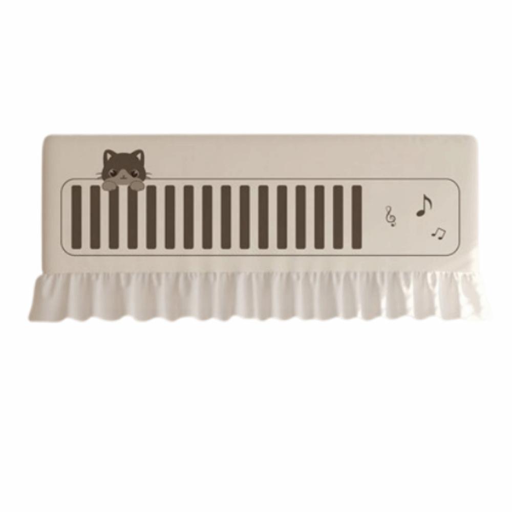 Elastic Bands Air Conditioning Cover Breathable Air Conditioning Curtain  Home Decor