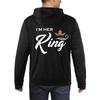 Drucken Sie Ihre/Seinen Königin/König Liebhaber Hoodies Harajuku Mode Lässig Damen Herren Kleidung Liebhaber Sweatshirt Paar Hoodies