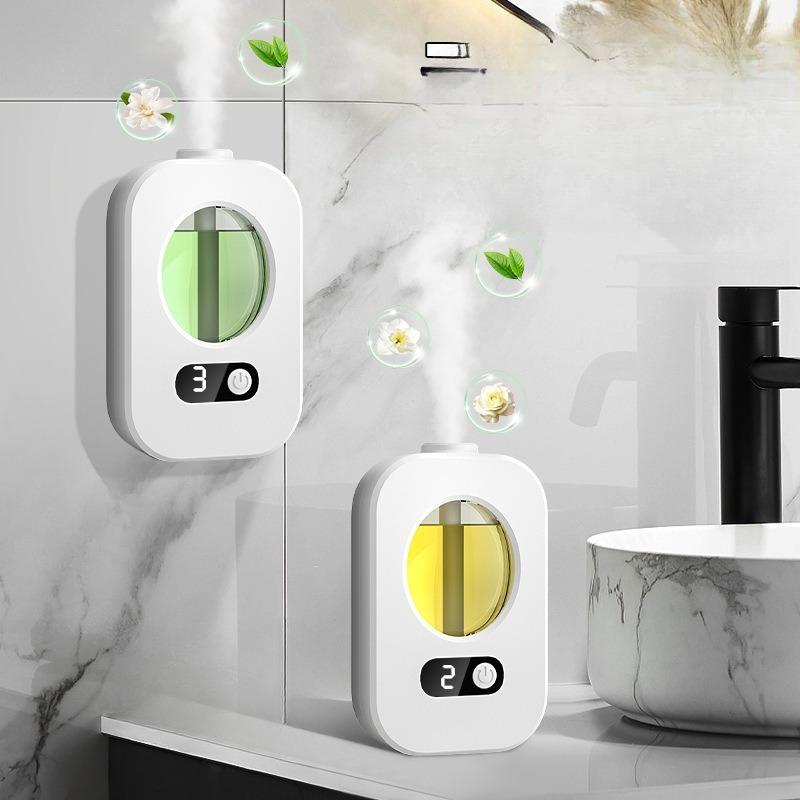 Difusor de Aroma Pulverizador Automático de Fragrância Ambientador para Interior Fragrância de Longa Duração Banheiro