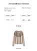 Women's Retro Fair Isle Cashmere Cardigan - Round Neck, Thick Knit, Elegant Autumn/Winter Wool Sweater