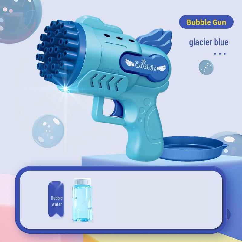 Automatic Bear Bubble Machine Toy with Lights for Kids – Summer Outdoor Fun