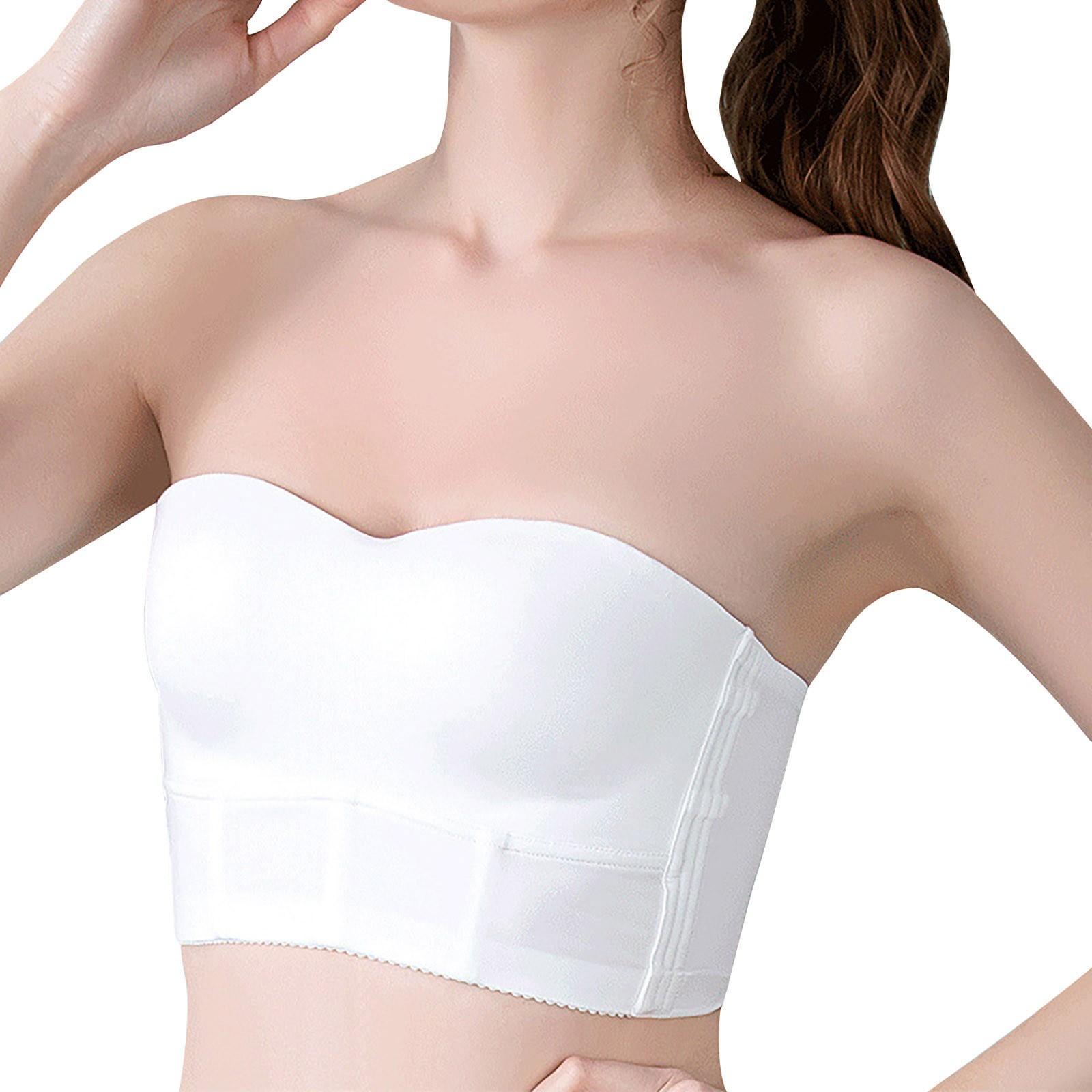 

Женское Нескользящее нижнее белье без бретелек, маленькая грудь, со сборками, регулируемый тип, красивый бюстгальтер сзади, пара бюстгальтеров с боковым втягиванием груди XL белый
