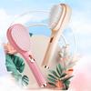 2Pcs Retractable Self Cleaning Hair Brush, Hair Detangler Brush with Ergonomic Handle, Anti Static Scalp Massage Brush for Men Women