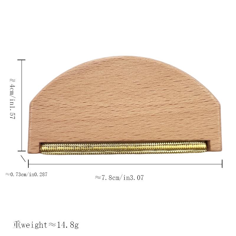 Cashmere Wool Comb Practical Multi Fabric Garments Use Cashmere Ball Remover Lint Fuzz Balls Remover Sweater Comb Easy Grip коричневый