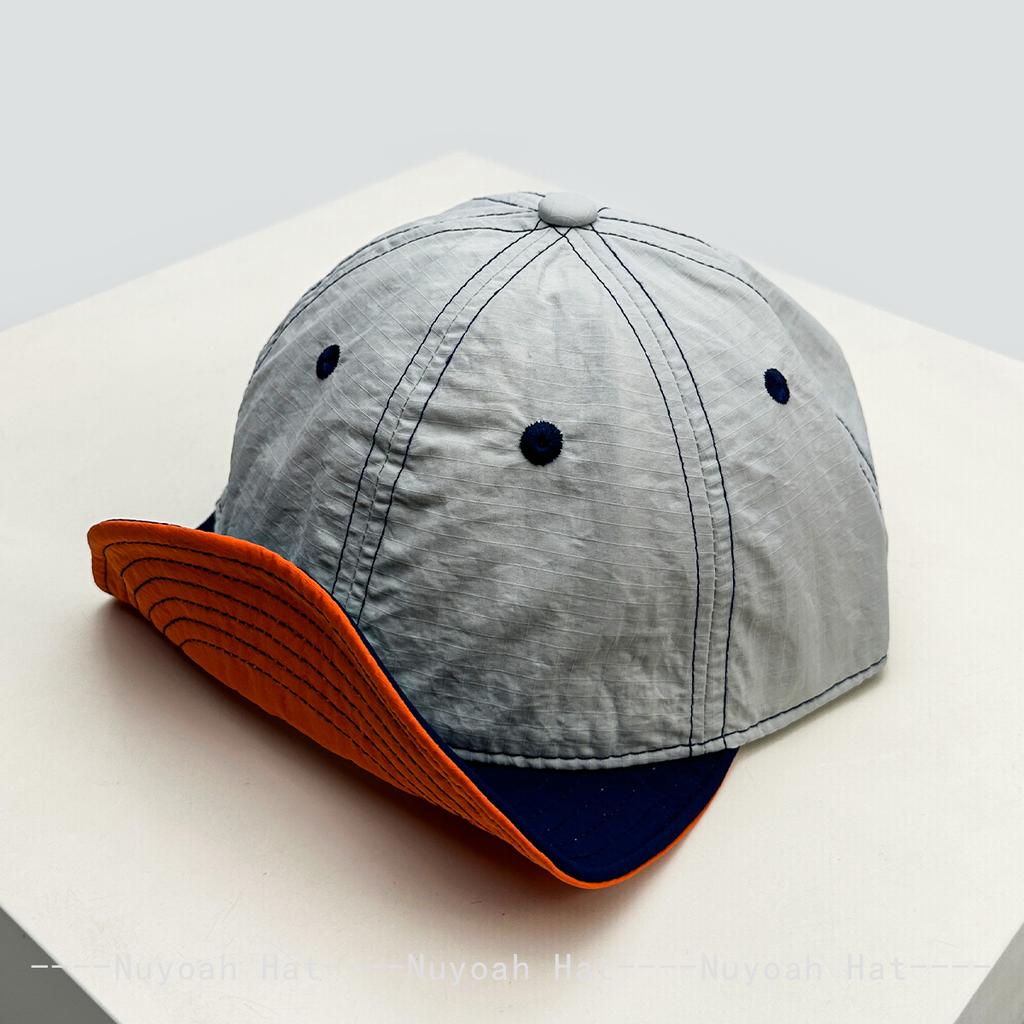 Schnelltrocknende Farbblock-Buchstaben Baseballkappen Sonnenschutz Outdoor Neue Herren Damen Vielseitig Faltbar Flache Schirmmützen Mode Schirmmützen ins
