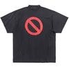 Balenciaga T Shirt Loose Fit Unisex Black 787358TQVG81083