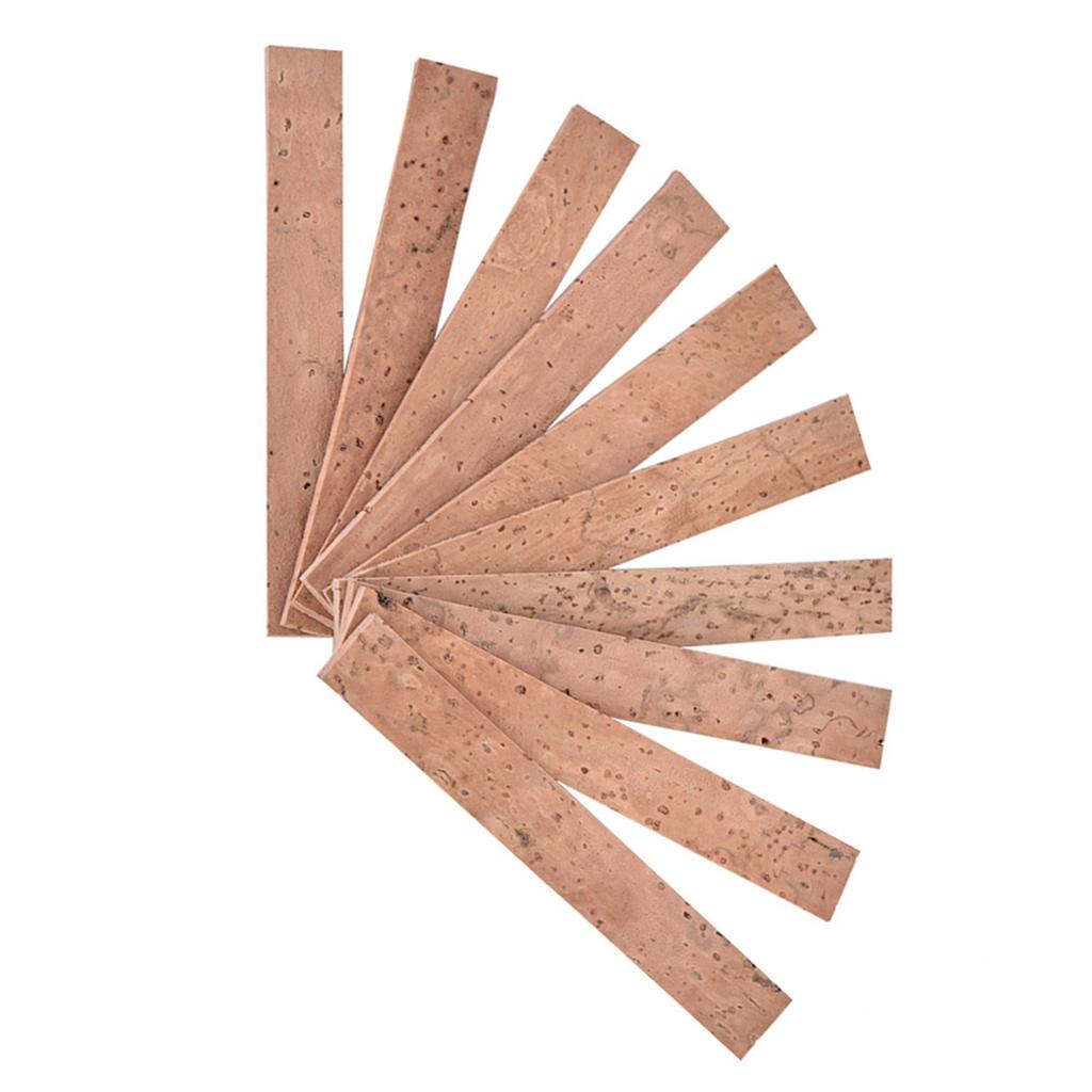 10er Set Klarinettenhalsstück Korkblatt Instrumentenreparatur Zubehör