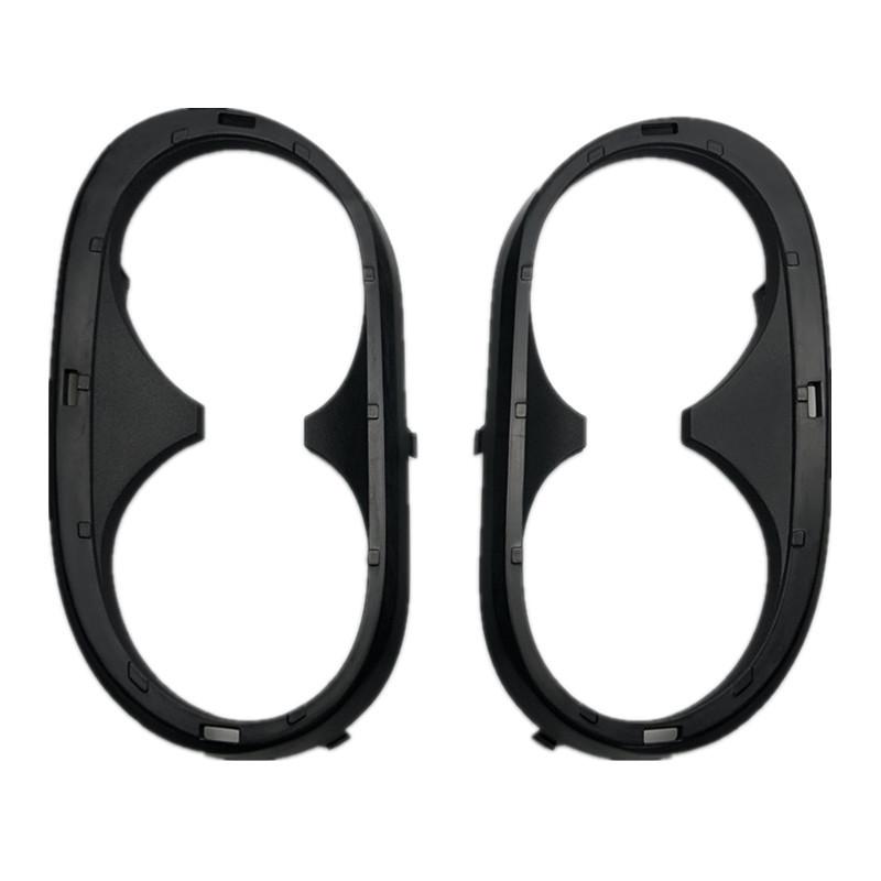 2pcs Rear Bumper Muffler Exhaust Pipe ABS Frame Cover Kit Refitting For Mercedes W177 A35 C118 CLA35 X247 GLB35 A45S AMG +