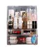 Organizator cosmetic transparent rezistent la praf cu capacitate mare pentru rujuri și produse de îngrijire a pielii