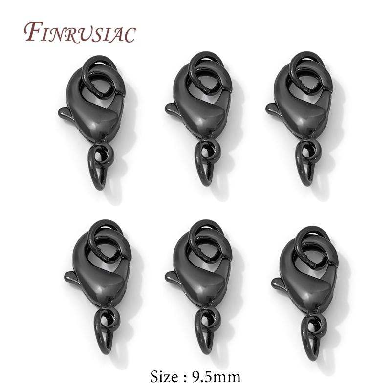 

Black Color Brass Extension Chains with Lobster Clasps Connectors For Jewelry Making,Extender Chains For Bracelets Accessories 5 pieces