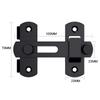 Stainless Steel Barn Door Lock - 180 Degree Flip Slide Design, Durable, Suitable for Various Door Types, Pet Doors, Bathroo
