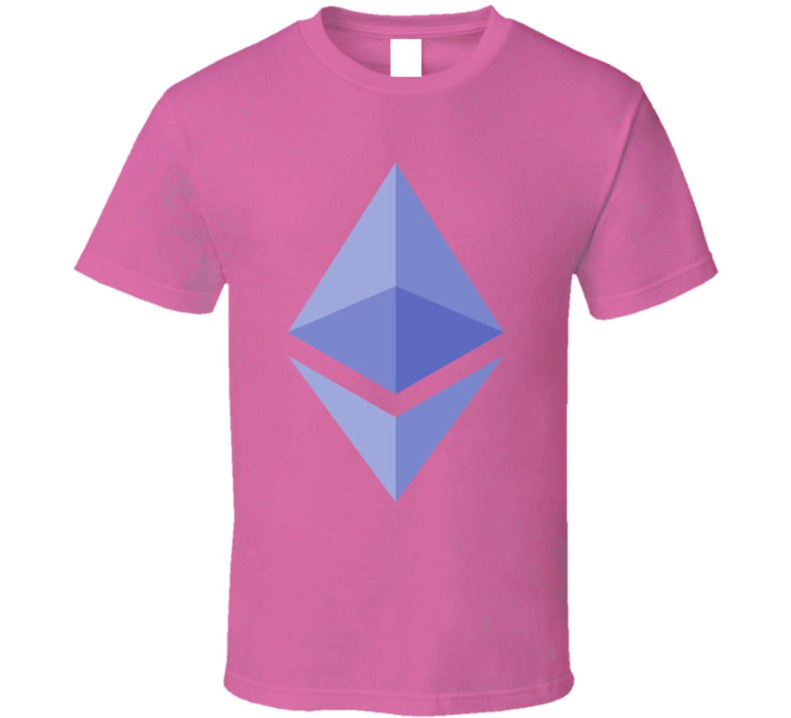 Ethereum Pink T Shirt 3XL