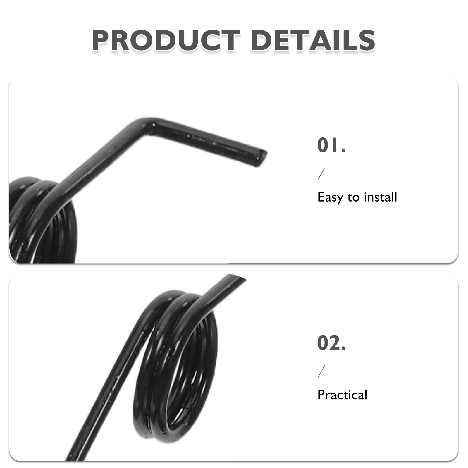 9Pcs Metal Double Torsional Springs Stainless Steel Springs for Fan Base Light Fixture Replacement Repair Hardware other