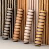0.45m Anti Fouling Striped Grille Waterproof PVC Wallpaper Living Room Kitchen Sticker