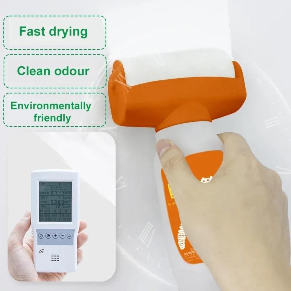 1pc Wall Repair Roller Paint Antibacterial Household Latex Paint White Graffiti Stains DIY Renovation Wall Spackle Cleaning Tool