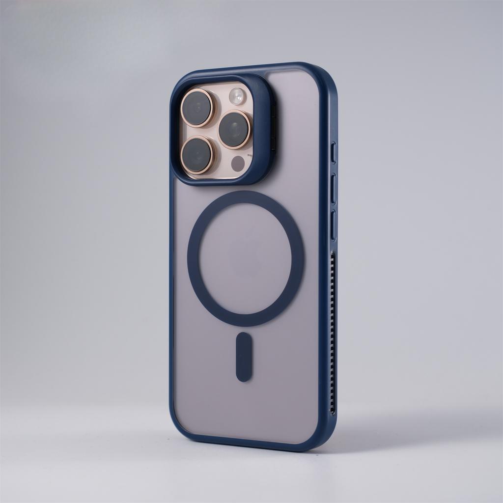 Applicable To IPhone16promax Skin sensing Heat Dissipation Magnetic Phone Case Apple 15 Lens Bracket Protection Case