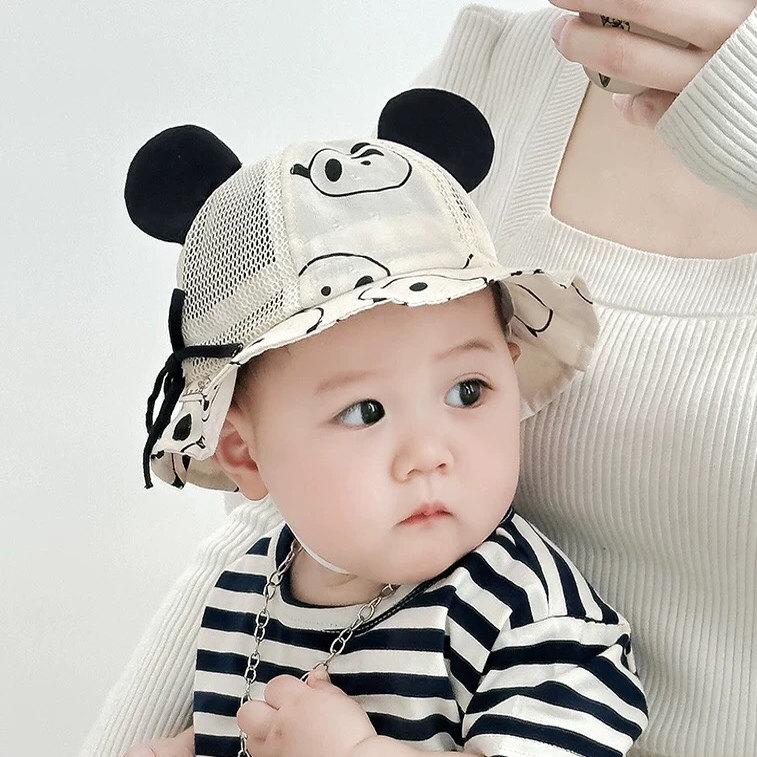Unisex Baby Sun Protection Bucket Hat for Toddlers - Spring & Autumn