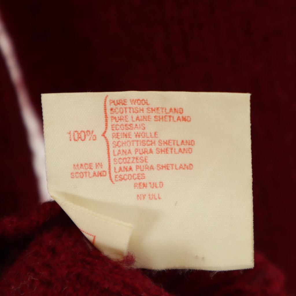 Brooks Brothers 80s 100% wool vintage Long sleeve Crew neck sweater knit Men's Used