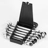 6Pcs Flexible Head Multi functional Ratchet Conination Spanner Wrench 8 17mm Repair Tools Set