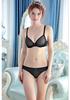 Plus Size European-American French Ultra-Thin Transparent Lingerie Set