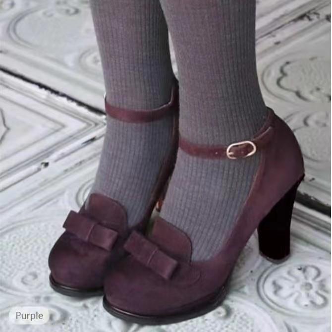 Large size 34-43 Elegant Strap Bows High Heels Women Pumps Shoes Casual Party Office Wedding Shoes Lady Dress Pump Comfortable