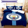 3pcs Football Team (32) Design Cover Set - HD Printed Bedding with 1 Cover and 2 Pillowcases - Perfect for Home and Dorm Decor