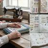 DIY Embroidery Stitch Book Hand Sewing Guide for Beginners Cross Stitch Patterns Needlework Tutorial with Sampler Templates