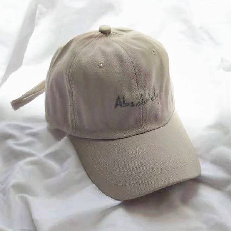 

Motorhead Embroidery Letter Baseball Cap Women Peaked Caps Adjustable Gift Hat бежевий