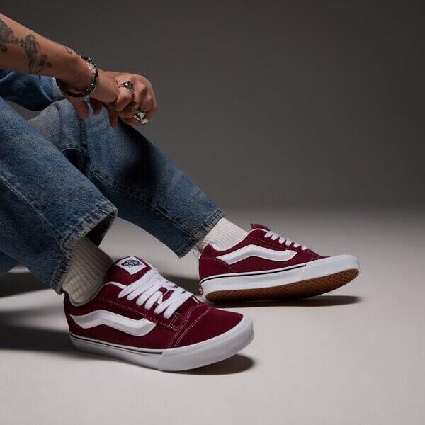 Кроссовки Vans Knu Skool red