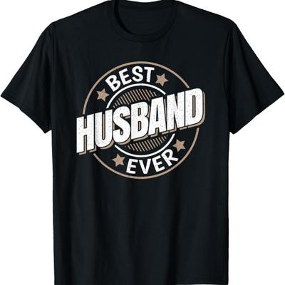 Najlepszy Mąż Wszech Czasów Vintage Graficzny Męski T-Shirt
