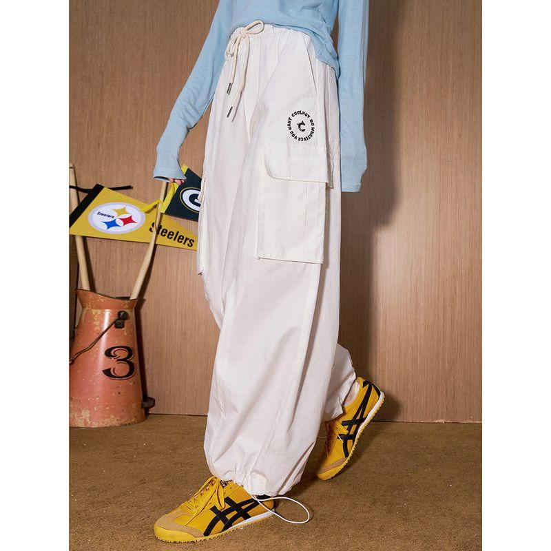 Coolhut American-Style Loose Slimming Drape Cargo Pants Trendy Dance Pants High Street 2025 Summer Women's Casual Pants