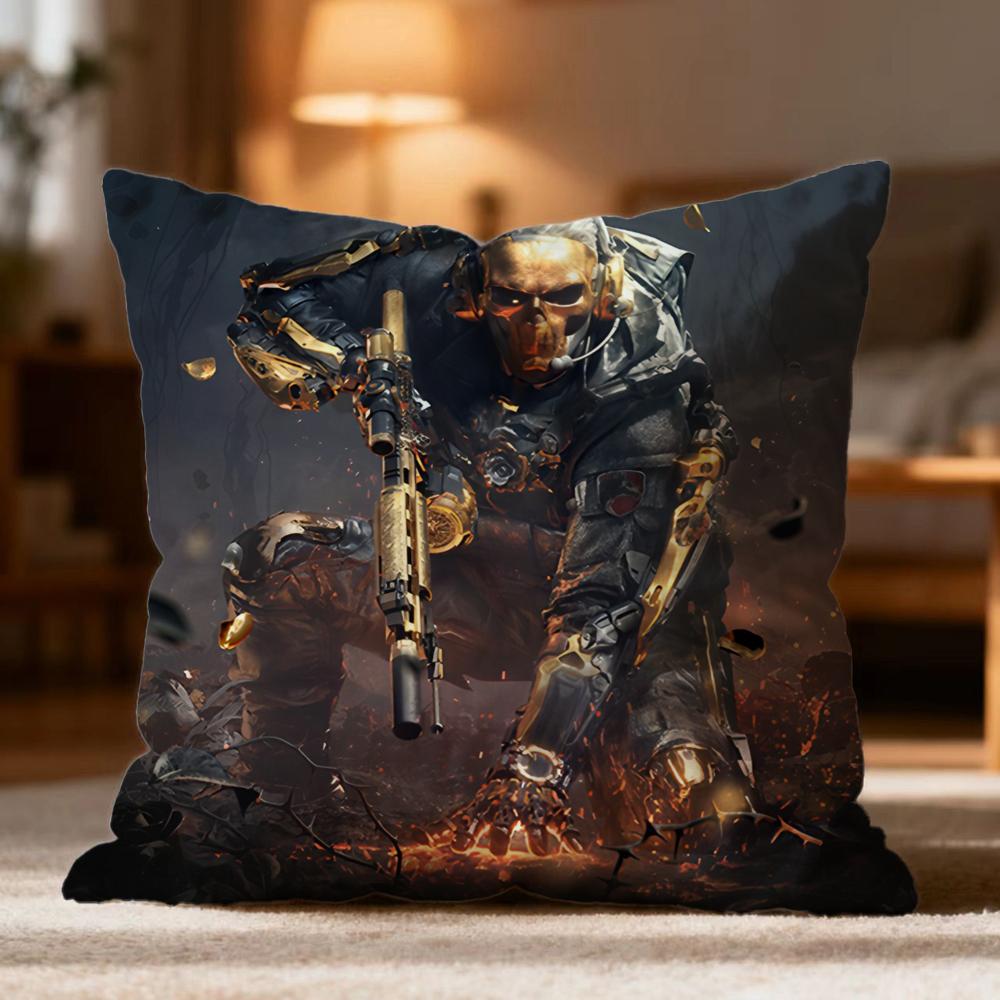 Fashion DDelta Forceer Cushion Cover Soft Washable Pillow Case Multi-Scene for Couch Bed Travel Office Use