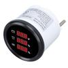 52mm Digital Voltage Sewage Water Level Gauge Waterproof Red Backlight Secure Connection Sewage Water Level Voltmeter