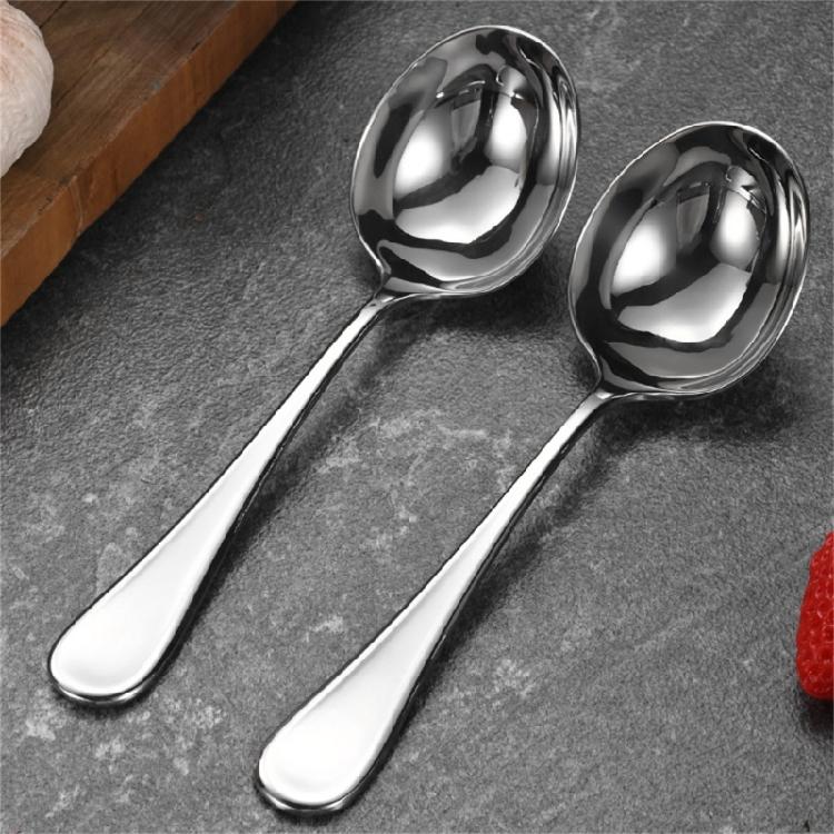Soup Spoon Easy to Clean Soup Ladles Heat-Resistants Serving Spoon Kitchen Utensils Perfect for Porridge Dessert Cooking