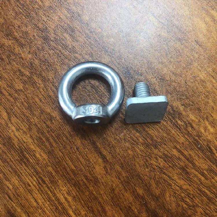 Roof Rack Tie-Down Loop Mounting Kit with Bent Slotted Brackets for Vehicle Cargo Rack Installation Work Before Outdoor Trip