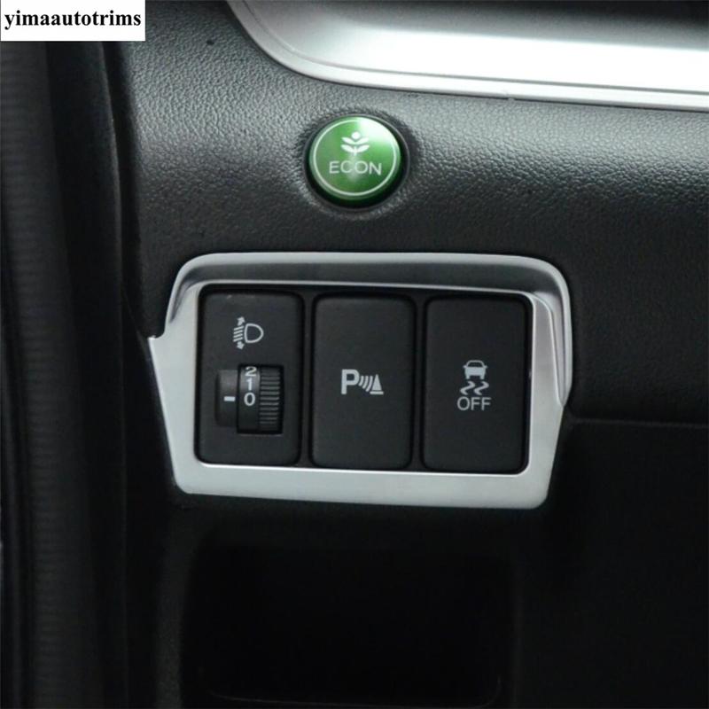 Gear Shift Panel / Window Lift / Middle AC Air Vent / Pillar A Speaker Cover Trim ABS Accessories For Honda CRV CR-V 2012 - 2016